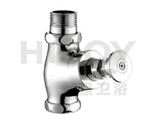 Oblique flush valve