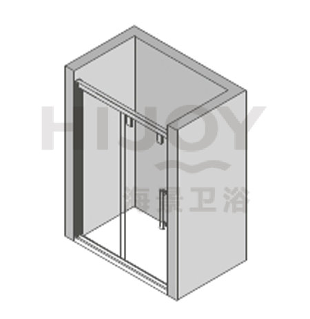 不锈钢屏风（一固一活）