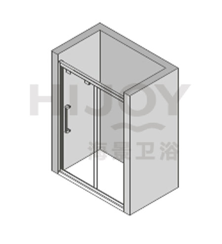 Square stainless steel shower room