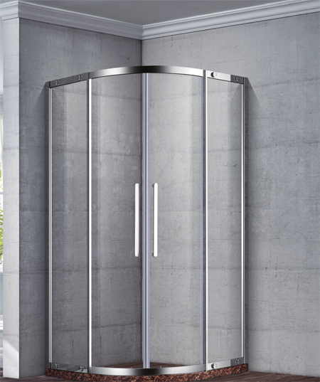 Square stainless steel shower room