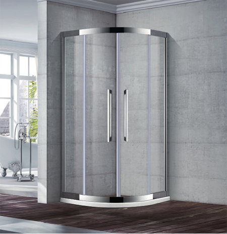 Square stainless steel shower room